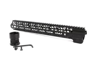 Image of Talon Armament AR-15 STF 15in Free Float Rail Handguard w/M-Lok, Hardcoat Anodized, Black, TAC-STF-ST-15BL