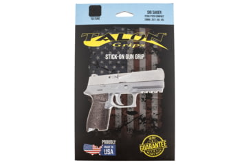 Image of Talon Grips EV07R Adhesive Grip Textured Black Rubber, Fits Compact Sig P250,