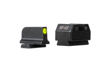 Image of Tapco OH P-Series Suppressor Height Tritium Pistol Night Sight, Sig Sauer P Series Pistols, Green Rear Sight, Tritium Green  Front Sight, Black, TAP22041
