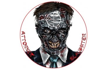 Image of TargDots Attorney Slaughter Zombie Dots Practice Targets, Pack of 10 4026301