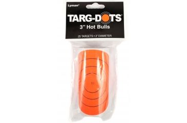 Image of Lyman Instant Targets Hot Bull's Eye 3 25 Pack 4026950