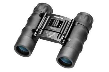 Image of Tasco Essential 10x25 Roof Prism Water Resistant Binoculars, Black, Clam Pack - 168RBD