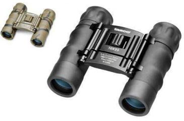 Image of Tasco 10x25 Essential Binoculars, Black or Brown Camo