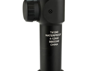 Image of Tasco Sportsman 4-12x40mm FC Rifle Scope, 1 inch Tube, 30/30 Reticle, Matte Black, Box, T41240