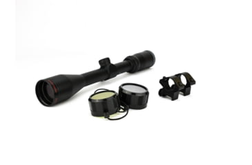 Image of Tasco Sportsman 4-12x40mm FC Rifle Scope, 1 inch Tube, 30/30 Reticle, Matte Black, Box, T41240