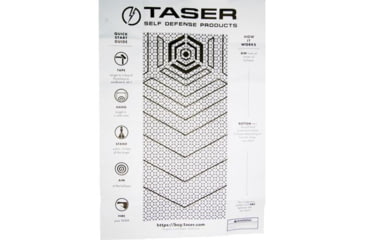 Image of TASER CONDUCTIVE CARBON INK PAPER TARGET, TZ8002