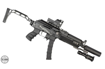 Image of Tdi Arms R-EX Picatinny Extension Rail, Black, 655746742082