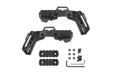 Image of Team Wendy EXFIL Carbon/LTP Rail 3.0 Retrofit Kit, Black, 70-RRK-C3-BK