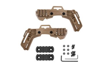 Image of Team Wendy EXFIL Carbon/LTP Rail 3.0 Retrofit Kit, Coyote Brown, 70-RRK-C3-CB
