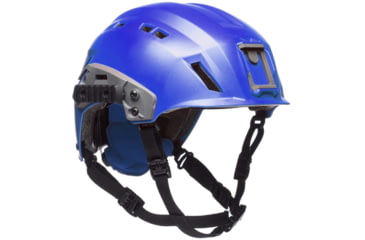 Image of Team Wendy EXFIL SAR Tactical Helmet w/ Rails and Goggle Posts, Blue, One Size, 81R-BL-F