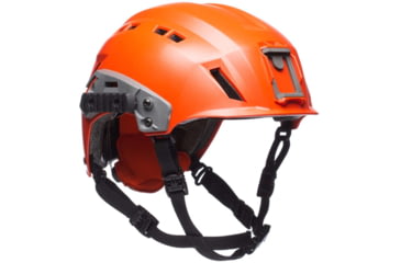 Image of Team Wendy EXFIL SAR Tactical Helmet w/ Rails and Goggle Posts, Orange, One Size, 81R-OR-F
