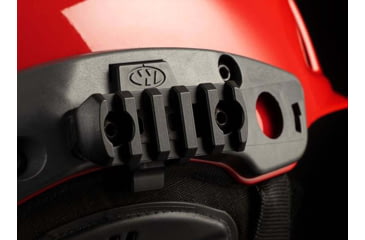 Image of Team Wendy M-216 Backcountry Ski Helmet w/ Princeton Tec Switch Rail Light, Red/Gray, Small/Medium, 83-1RDGY-SR