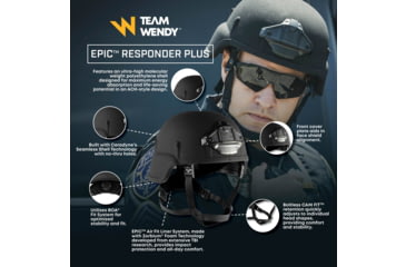 Image of Team Wendy EPIC Responder Plus High-Cut Tactical Helmet