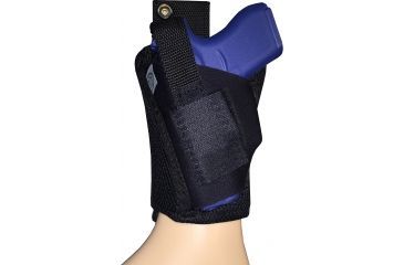 Image of Telor Tactical Comfort Air Ankle Holster for Compact Handgun, LE, LH, Black, Glock 26, 27 30/Springfield XD/Sig P226/Taurus Jud TTAH-10012-LE-CP-LF
