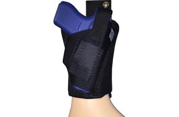 Image of Telor Tactical Comfort Air Ankle Holster for Compact Handgun-LE, Black, Glock 26, 27 30/Springfield XD/Sig P226/Taurus Jud TTAH-10012-LE-CP