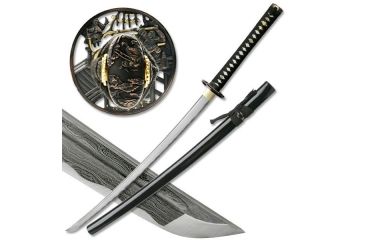 Image of Ten Ryu Fixed Blade, 40in, Carbon Steel Blade, Cotton Wrapped Real Ray Skin Handle MAZ-400