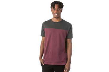 Image of Tentree Canyonlands Organic T-Shirt, Mens, Catawba Grape/Phantom, S SP18-MJCAN-RED-S