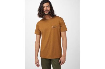 Image of Tentree Forest Mix Short Sleeve T-Shirt - Mens, Rubber Brown Heather, M, TCM1737-0461-M