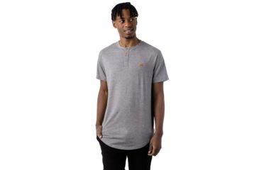 Image of Tentree Grouse Modal Henley T-shirt, Mens, Charcoal Gray, S SP18-MJGRO-GRY-S