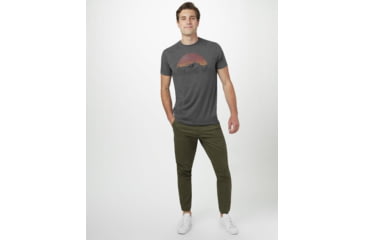 Image of Tentree Vintage Sunset Short Sleeve T-Shirt - Mens, Gargoyle Grey Heather, M, TCM2096-0468-M