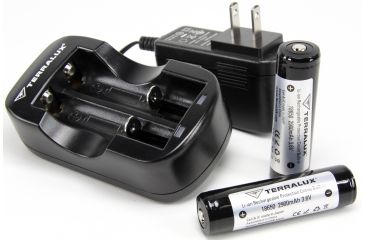 Image of Lightstar Battery and Charger Kit, Black TLC-18650-KIT