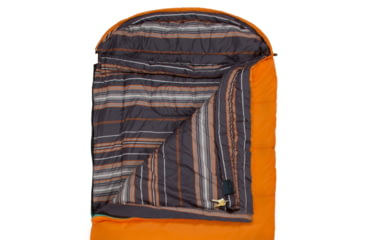 Image of TETON Sports Celsius 0 F Sleeping Bag, Right Zipper, Orange/Grey, Regular, 1174R
