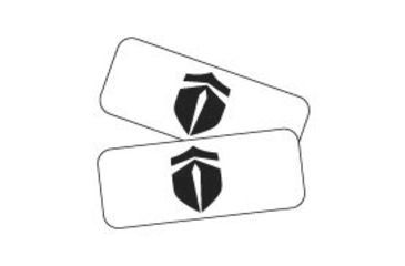 Image of The GunBox RFiD Label, 2 Pieces, White/Blue, GB-LABEL2pk