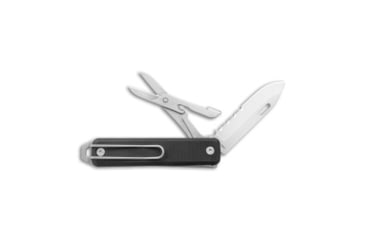Image of The James Brand The James Brand The Ellis Lockback Knife &amp; Tool w/Scissors Black 2.75" Sat Ser, Black, Sandvik 12C27, adult, BHQ-145134