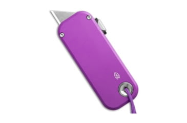 Image of The James Brand The James Brand The Palmer Utility Knife Purple Aluminum 0.56" Satin, Purple, -, adult, BHQ-185698