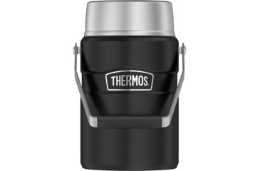 Image of Thermos Food Jar - 47oz - Stainless Steel/Matte Black 74647