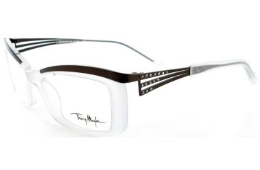 Image of Thierry Mugler Bi Focal Eyeglasses 9312 Milk-Brown Frame, Women, 50-18-135 9312-C2BF