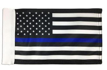 Image of Thin Blue Line American Motorcycle Flag, 6x9in, TBL-AM-MOT
