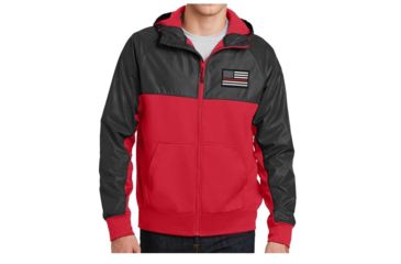 Image of Thin Blue Line Coat - Thin Red Line American Flag - TRL-COAT-RED-XXL