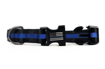 Image of Thin Blue Line Dog Collar, Thin Blue Line - TBL-BB-CR-LARGE