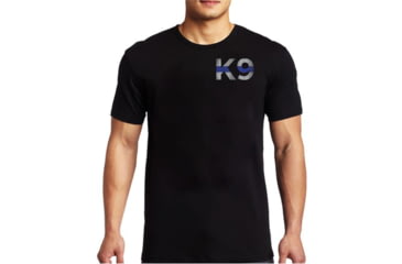 Image of Thin Blue Line K9 T-shirt - Mens, 2XL, Black, MEN-K9-BLACK-XXL