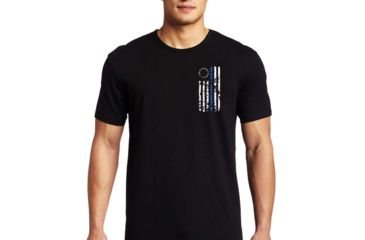 Image of Thin Blue Line Mens Shirt - 1776 - 1776-TBL-MS-L