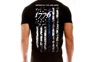 Image of Thin Blue Line Mens Shirt - 1776 - 1776-TBL-MS-L