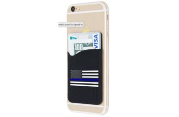 Image of Thin Blue Line Phone Card Holder, Thin Blue Line - TBL-AM-CCH