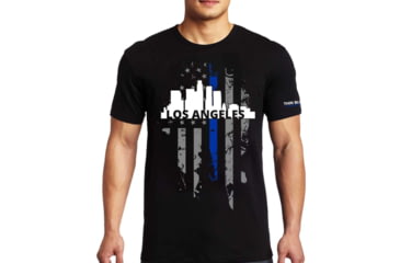 Image of Thin Blue Line T-shirt - La Large, - LA-LRG-TBL-SHIRT-BLK-L