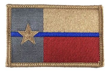 Image of Thin Blue Line Texas Velcro Patch - , 2 X 3 Inches, Velcro, Thin Blue Line - TEXAS-P-VELCRO