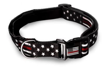 Image of Thin Blue Line Thin Red Line Stars & Stripes Collar - TRL-AM-CR-MEDIUM