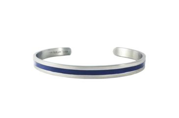 Image of Thin Blue Line Womens Bangle, Thin Blue Line - BANGLE-TBL-LARGE