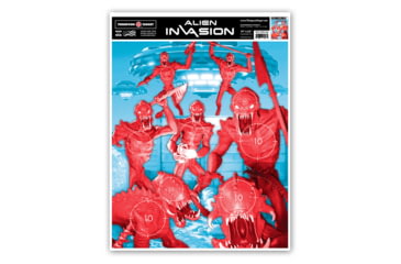 Image of Thompson Target Alien Invasion 19x25in Game Targets, 20 Pack, Multi, XL, 4003-20