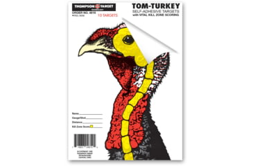 Image of Thompson Target Life-Size Turkey 6.5x9 Adhesive Peel &amp; Stick Targets, 25 Pack, Multi, Extra Small, 4819-25