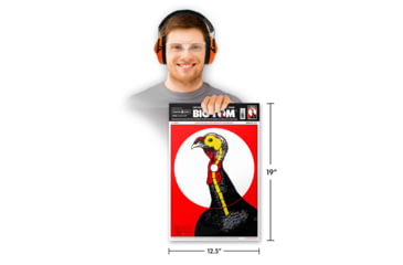 Image of Thompson Target Life-Size Turkey Paper Hunting Targets 12.5x19, 30 Pack, Red, Large, 7777-30