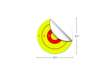 Image of Thompson Target Super Sight 2.25in Adhesive Targets In Re-Close Container, 50 Pack, Green, Extra Small, 5220-50