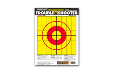 Image of Thompson Target Trouble Shooter Targets Paper Handgun Diagnostic 9x12, 50 Pack, Yellow, Small, 2552-50