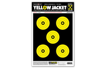 Image of Thompson Target Yellow Jacket 12.5x19 Paper Shooting Targets, 30 Pack, Yellow, Large, 9999-30