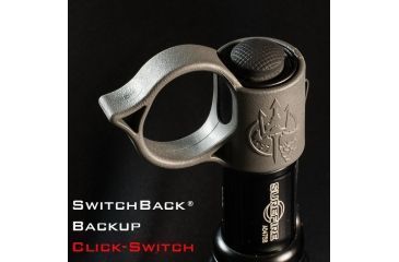 Image of Thyrm SwitchBack Flashlight Ring, Urban Grey, Backup, Click SB004-2