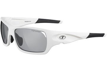 Image of Tifosi Optics Duro w/ Smoke Fototec Lenses, Matte White Frame 1030301234